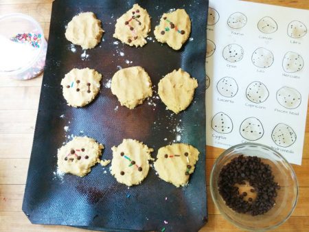 edible constellations cookies for kids