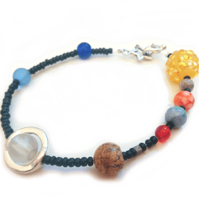 solar system bracelet gift for space and science people