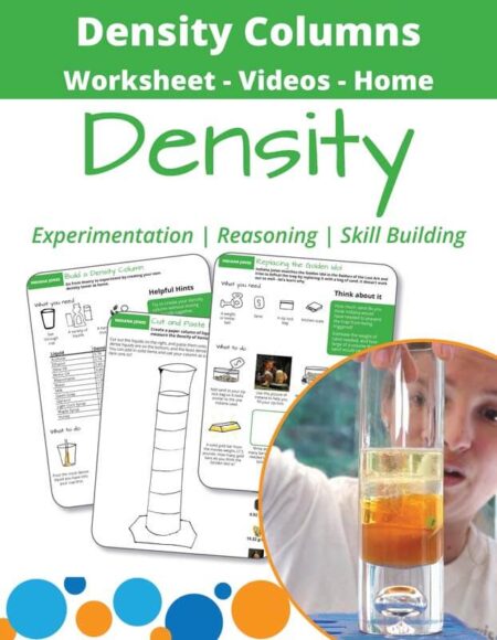 green density and density columns worksheets cover sheet