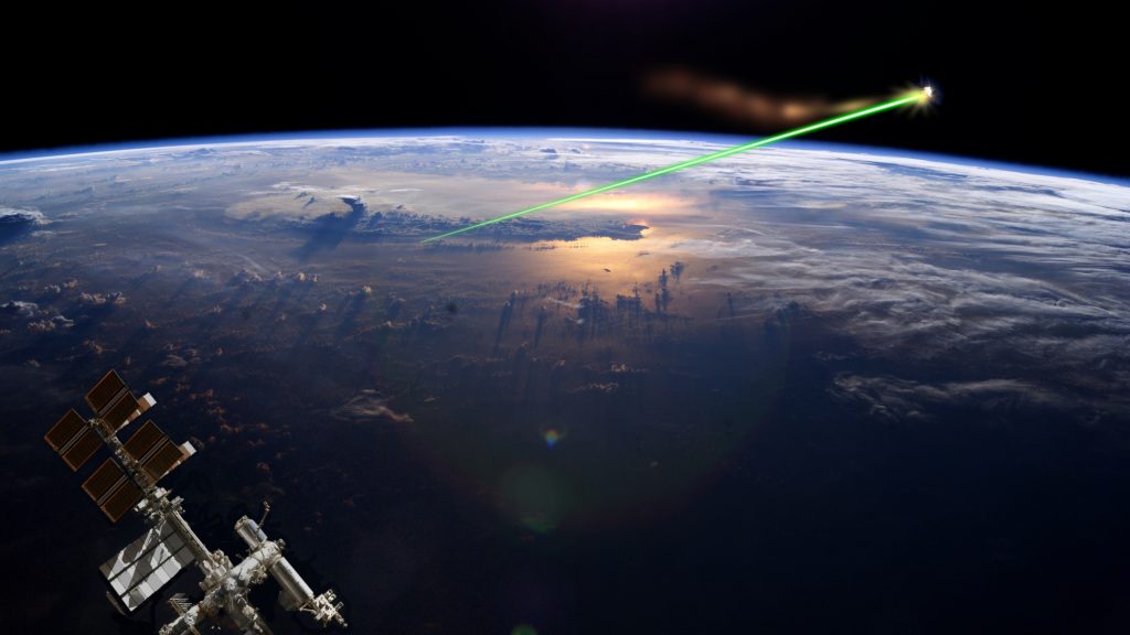 space junk and lasers