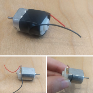 simple dc motor wiring for a drawing robot